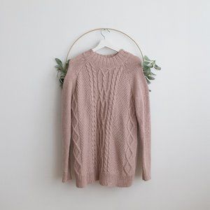 Isabel Maternity Light Pink Sweater - Size Large